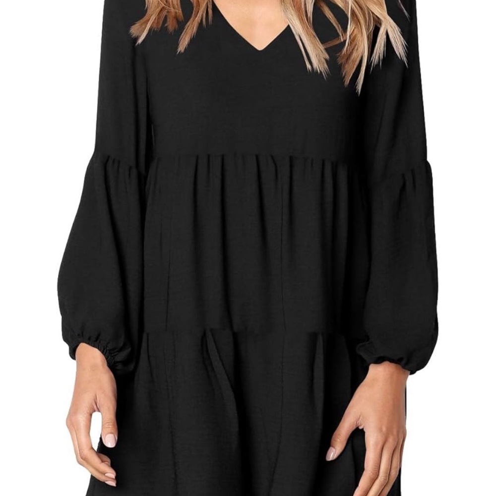 Elegant Black Women's Dress